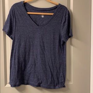Dark blue heathered t-shirt